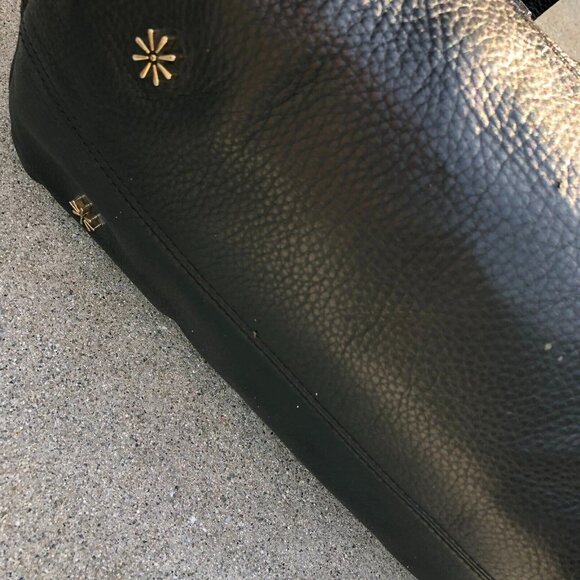 ISAAC MIZRAHI LIVE! Genuine Leather Purse Shoulder Handbag Satchel Black Women's - Picture 12 of 14